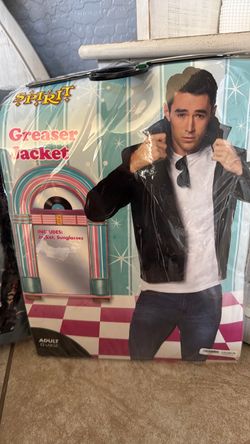 Spirit Greaser Jacket Costume Adult Large