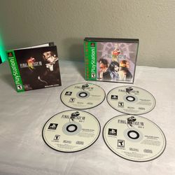 Final Fantasy VIII 8 PS1 (PlayStation, 1999) Complete 4-Disc Set CIB Tested Reg