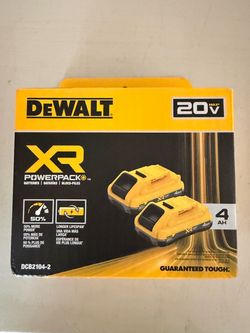 20V MAX XR Lithium-Ion 4.0 Ah Battery Packs