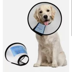 Dog Cone Adjustable Pet Cone- Pet Recovery Collar Large