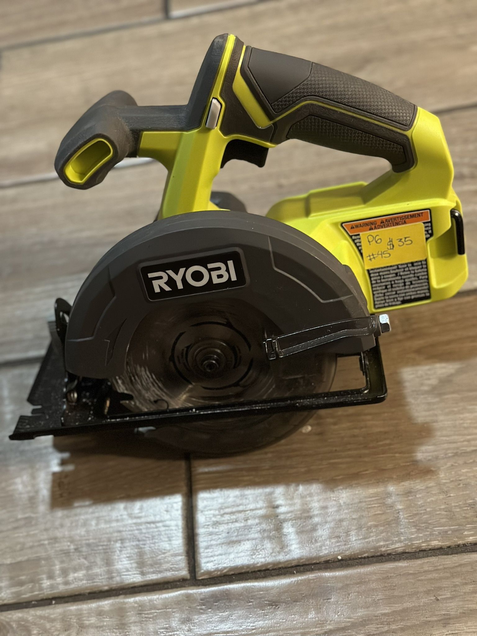 ryobi ONE+ 18V Cordless 5 1/2 in. Circular Saw (Tool Only) (normal wear) 