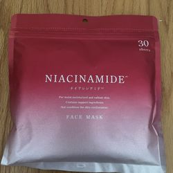 Niacinamide Face Mask Facial Made In Japan (30 Sheets) Brand New
