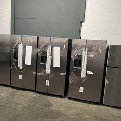 ONLY 4 more available 🫣 Brand New Ge Side By side Refrigerators (1yr warranty) ✔️