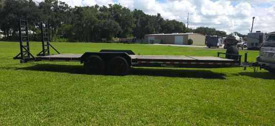 26x7 heavy duty equipment trailer