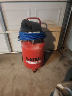 (USED) Central PNEUMATIC 1.8 HP 17 GALLON 150 MAXIMUM PSI AIR COMPRESSOR