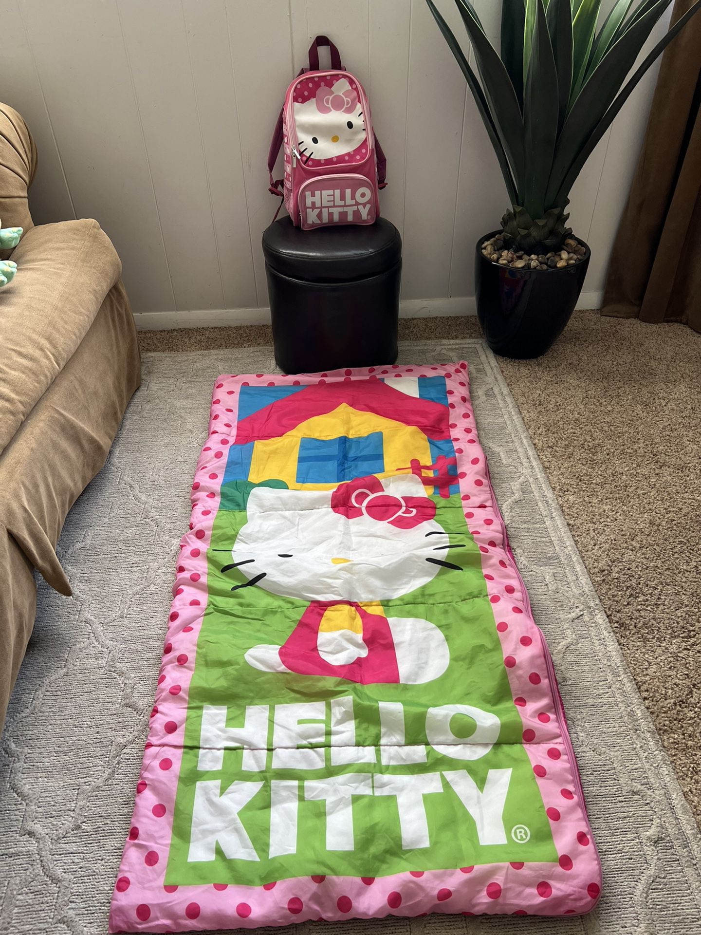 Hello Kitty Sleeping Bag and Back Pack Sanrio
