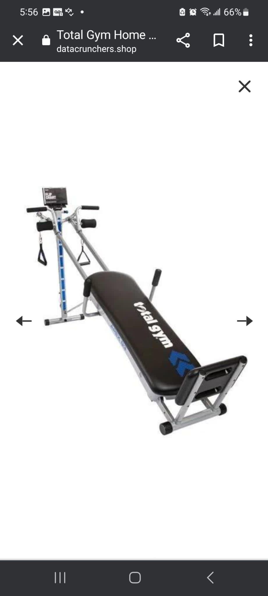 Total Gym Platinum Plus Home Workout Indoor Workout