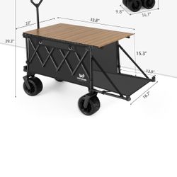 Folding Wagon With Table