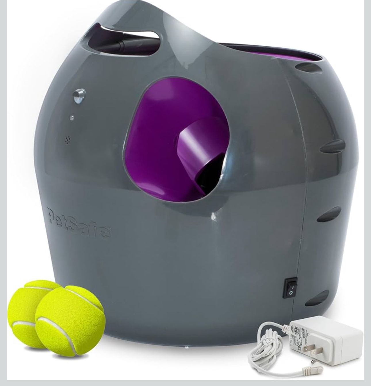 PetSafe Automatic Ball Launcher - Interactive Fetch Game - Hands-Free Fetch Training - Adjustable Range - Includes Tennis Balls - Indoor Outdoor Play