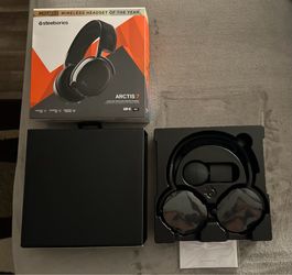 SteelSeries Arctis 7 Lossless Wireless 7.1 Surround Gaming Headset Headset Black