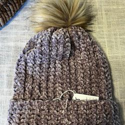 Crochet Velvet Beanie 