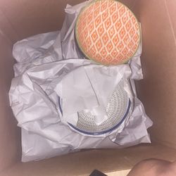 Box Full Of Plates And Bowls