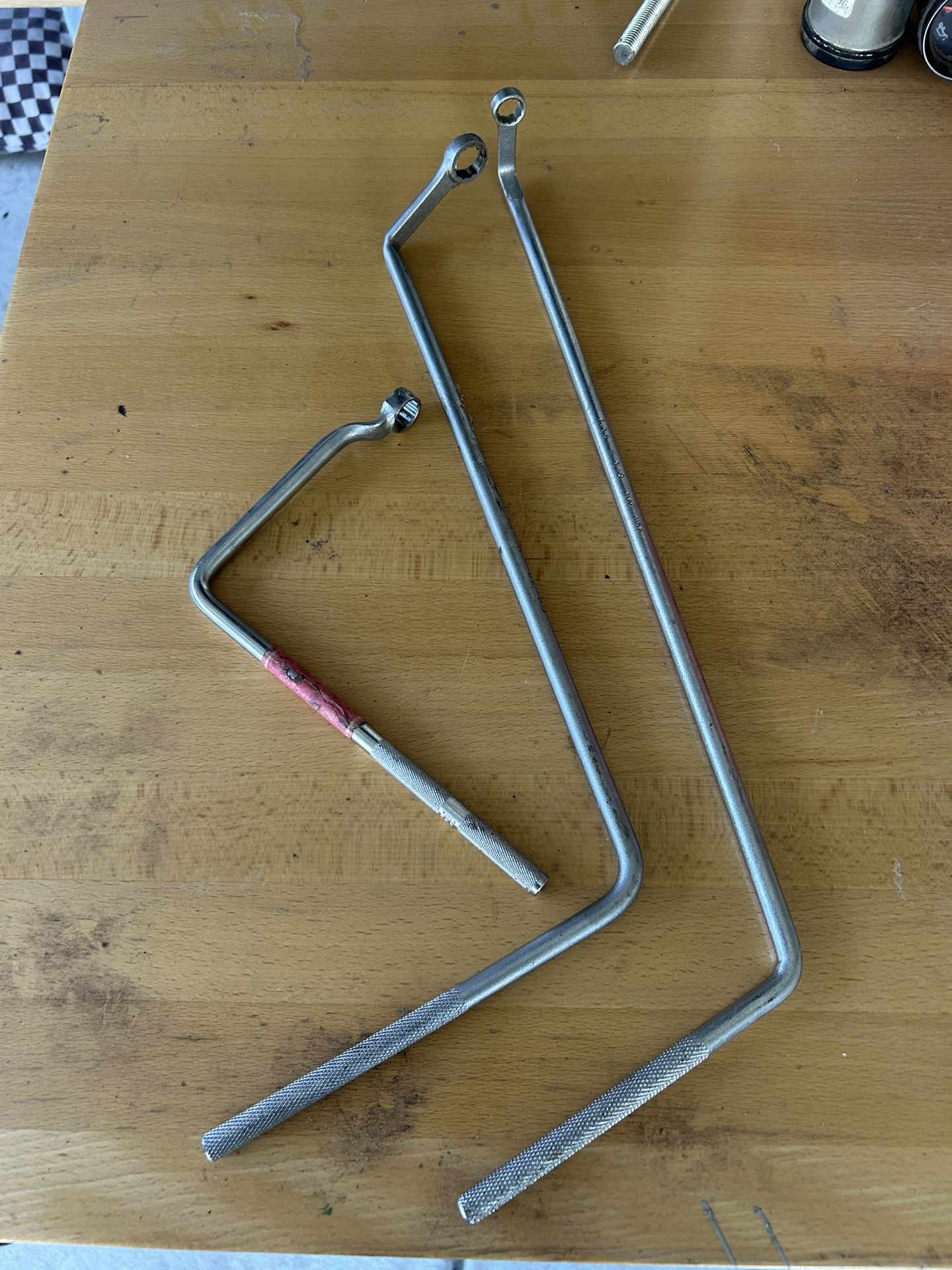 offset obstruction wrenches, commonly used as distributor wrenches