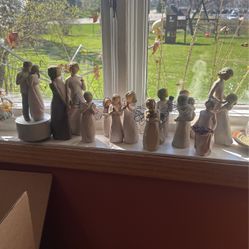Lot Of 12 Willow tree Statues Figures Music Collection collectibles