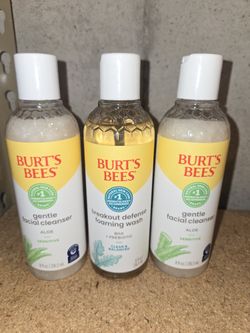 Burts Bees Facial Cleansers 