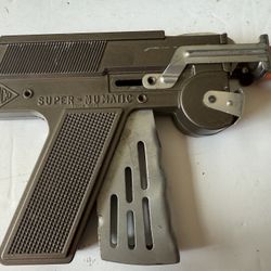 VINTAGE LMCO Super-Numatic Harmless Paper Buster Gun Cap Pistol Toy 