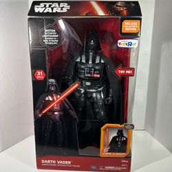 Star Wars Darth Vader Animatronic Interactive Figure New - Toys R Us