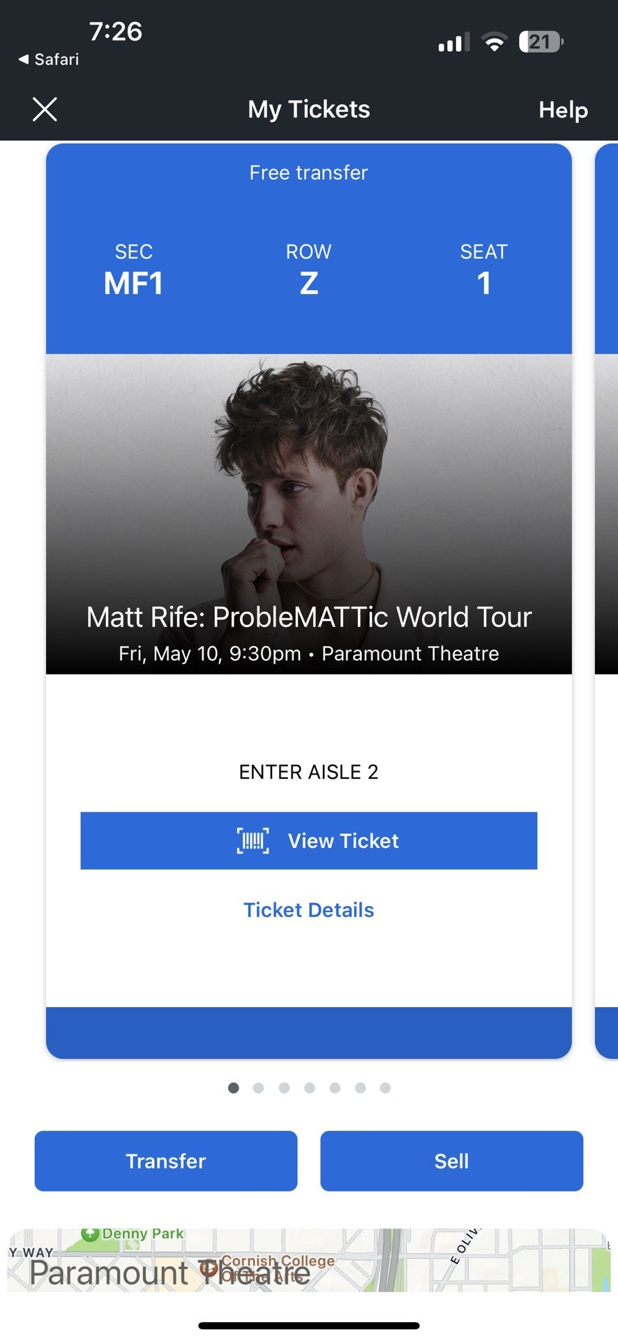 Matt Rife - Main floor