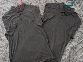 Lululemon Mens Polo Shirts Size L (2 For Sale)