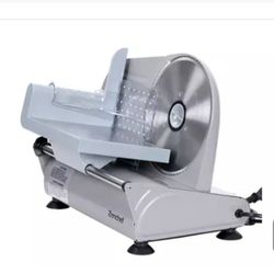 Premium Stainless Steel Electric Meat Slicer 7.5" Blade Home Kitchen Deli Meat Food Vegetable Cheese Cutter