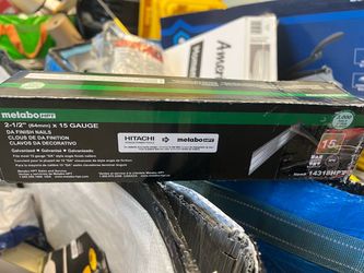 Metabo HPT 2-1/2-in 15 -Gauge 8d Angled Electro-galvanized Collated Finish nails