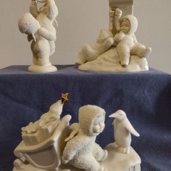 Dept 56 Snowbabies - Collection of 3 Pieces