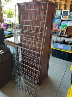 Three display grid panels