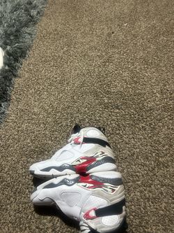 Air Jordan 8 White Red Black Sneakers