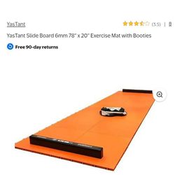 Brand New Exercise Slide Board With Footies 