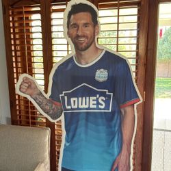Messi Cutout Lowe’s
