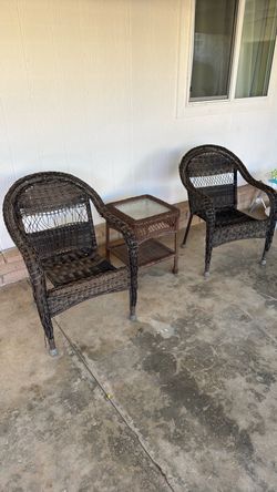 Two Chairs and a Table