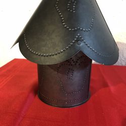 Punched Tin Candle /lamp