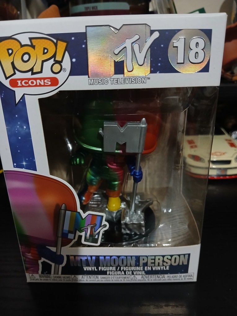 Brand New Mtv Moon Person #18 Funko Pop