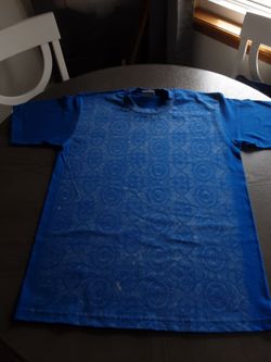 Custom tie die t-shirt large