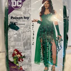 Poison Ivy - DC Comics - Spirit Halloween - Halloween Costume - Small - New