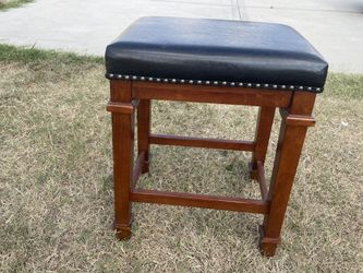 Florida Faux Leather Cherry Bar Stool