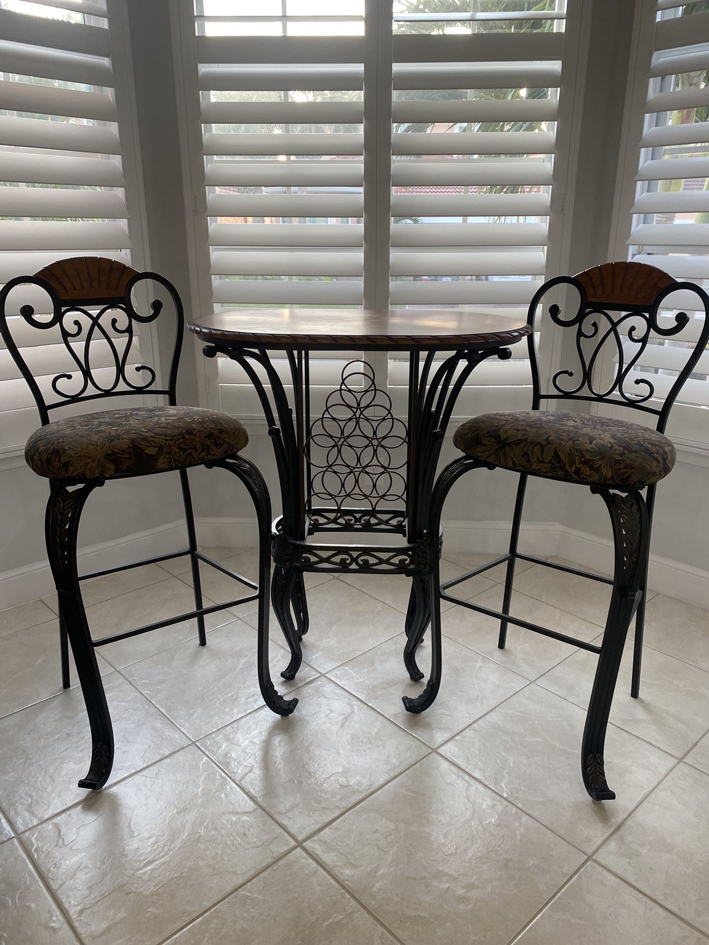 Bistro Table And Two Chairs