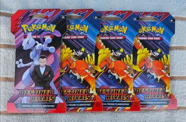 Pokemon Destined Rivals Sleeved Booster Packs!
New and Fully Sealed!
