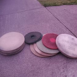 Flooring buffing pads
