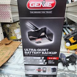 Genie Garage Door Opener With Battery Backup 