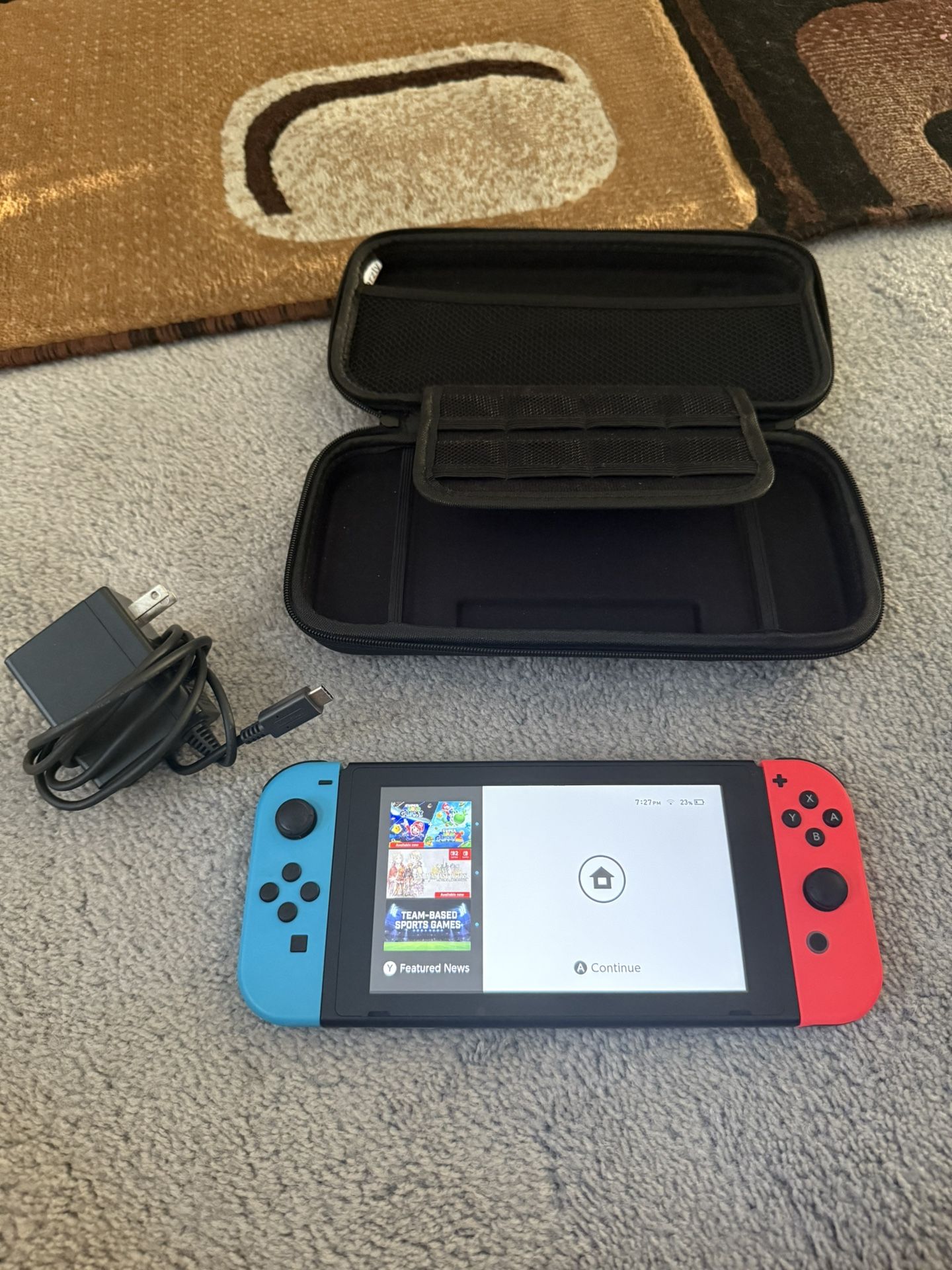 Nintendo Switch With 3 Games