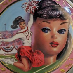 Cheerleader Barbie collectors plate