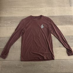 Volcom Burgundy Long Sleeve