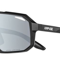 KAPVOE Gafas de sol polarizadas para ciclismo, deportes, protección UV400, para correr, pescar, conducir, béisbol, para hombres y mujeres