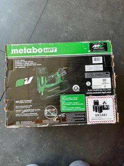 Brand new Metabo HPT 18V 3-1/2” Cordless Framing Nailer — never used. Box has some wear from storage, but the tool and accessories are new