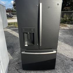 Ge Black Slate Refrigerador Counter Deep 