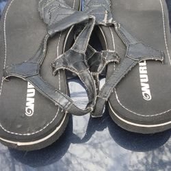 Wurl Women’s Black Sandals – Casual – $5 – Fair Condition