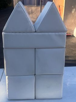 White Foam Soft Play Building Blocks Set