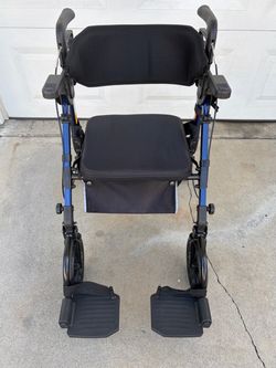 Silla de ruedas y andador 2 en 1