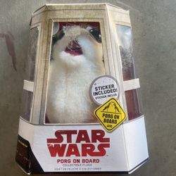 Star Wars Porg On Board Collectible Plush 